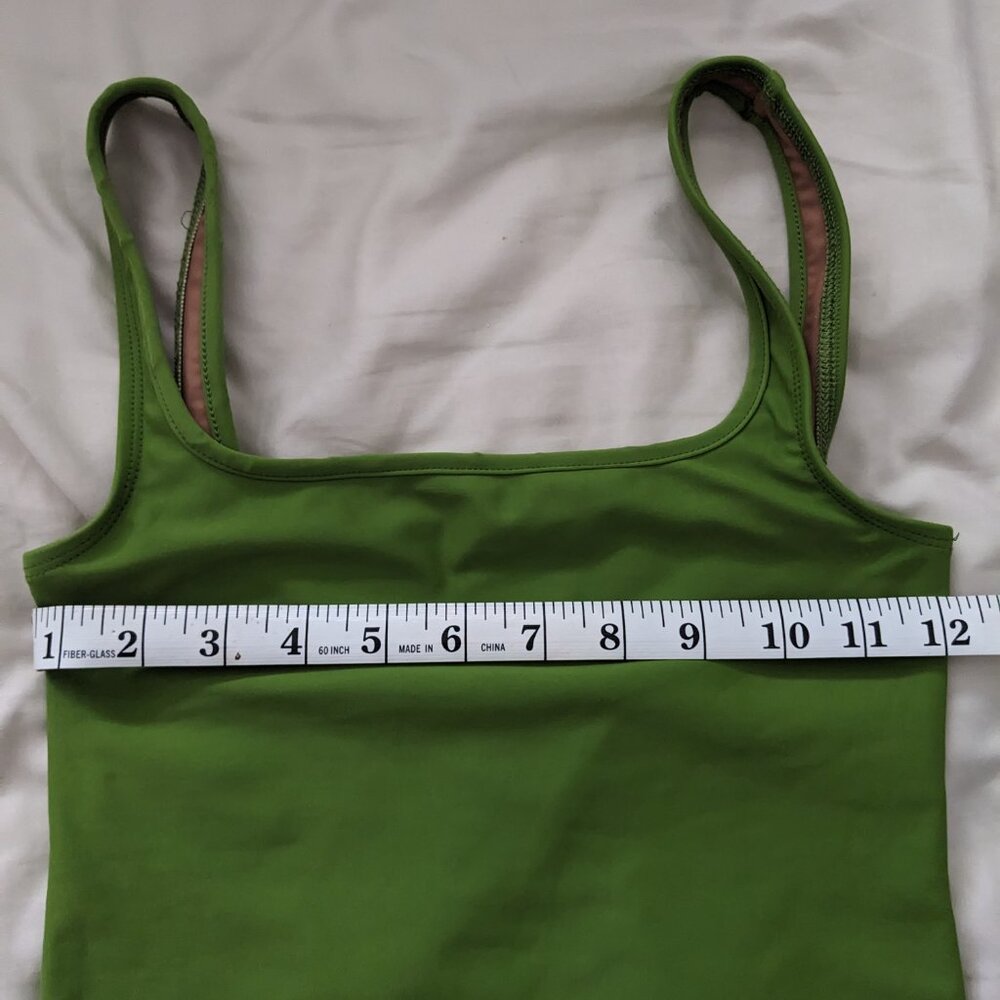 Nu Swim Tomato One Piece Swimsuit in Grass - Picture 3 of 5